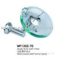 glass single lever waterfall faucet for bathroom